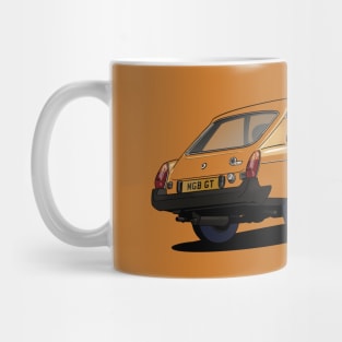 MG MGB GT Coupé in harvest gold Mug